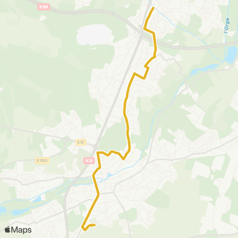 Île-de-France Mobilités Lycée René Cassin <>︎ Mairie / Rue des Écoles map