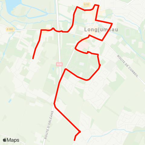 Île-de-France Mobilités Mairie <>︎ Collège Pablo Picasso map