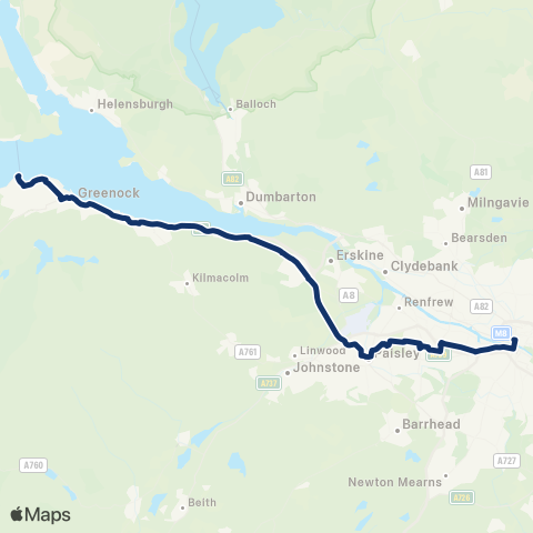 ScotRail Bus Scotrail map
