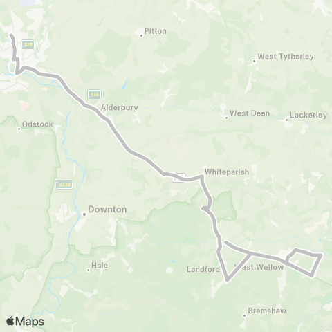 Salisbury Reds Stock Lane - South Wilts Grammar School map