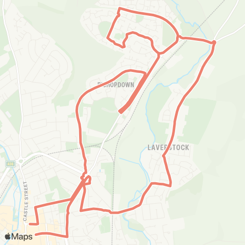 Salisbury Reds Endless Street - Endless Street map