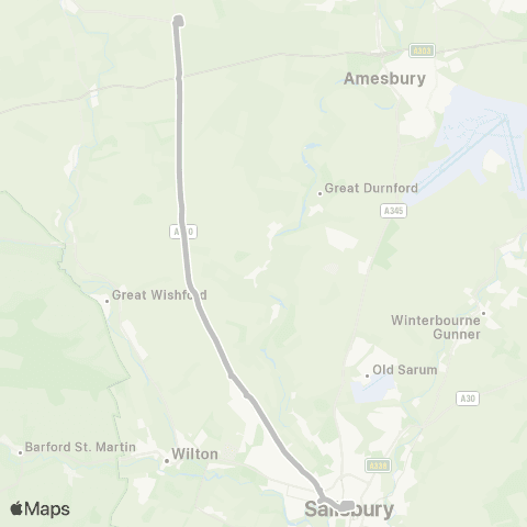 Salisbury Reds Visitors Centre - Railway Sta Stop SC map