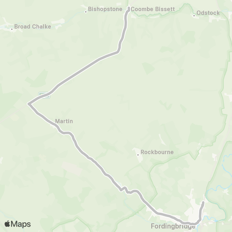 Salisbury Reds The Fox and Goose - Burgate Sch Grounds map