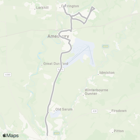 Salisbury Reds Avon Valley Academy - Butts Road map