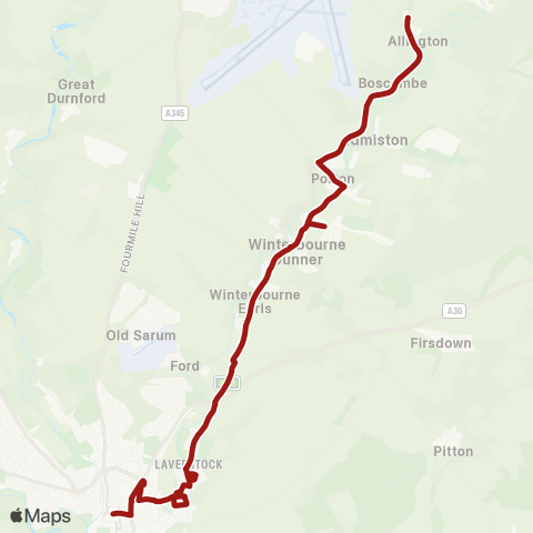 Salisbury Reds Endless Street - New Canal map