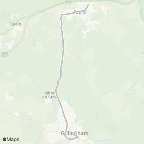 Salisbury Reds Fire Station - Gillingham School map