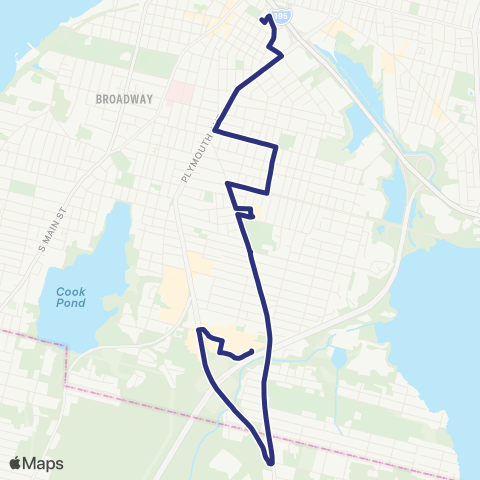 SRTA Stafford Rd map