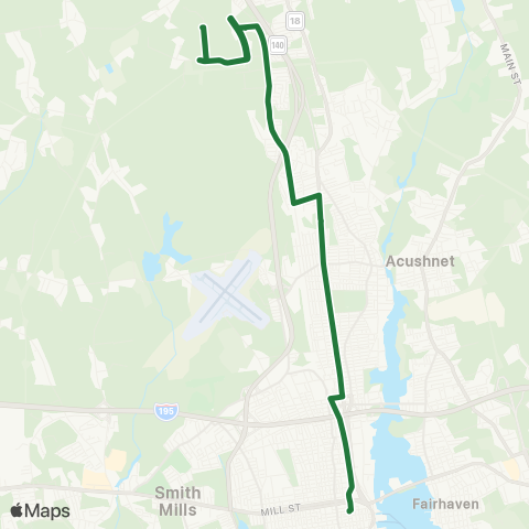 SRTA Ashley Blvd map