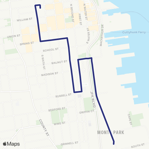 SRTA South Central map