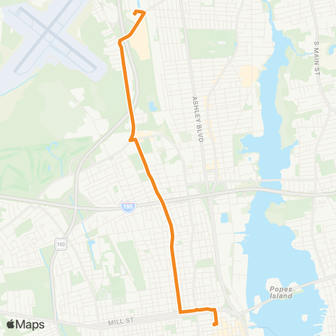 SRTA Mt Pleasant map