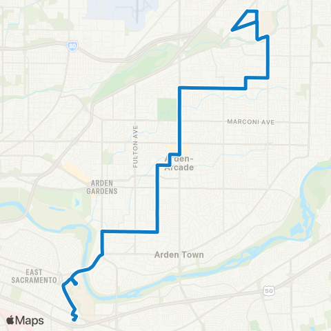 SacRT Northrop / Morse map