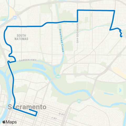 SacRT Grand map