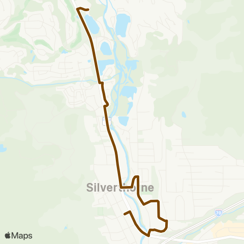 Summit Stage Silverthorne Loop map