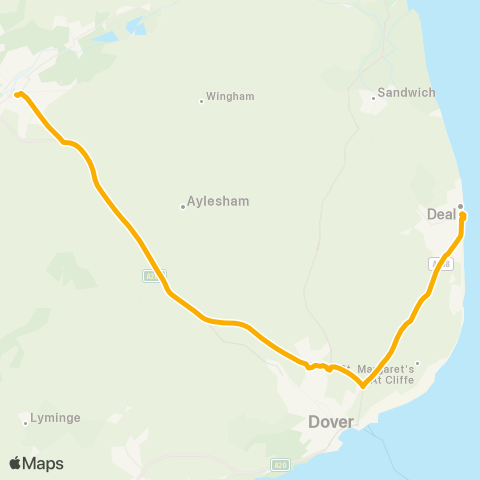 Stagecoach South East South Street - Bus Station map