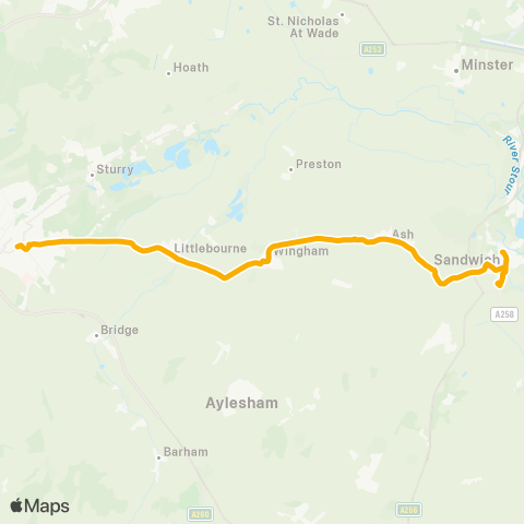 Stagecoach South East Guildhall - Bus Station map