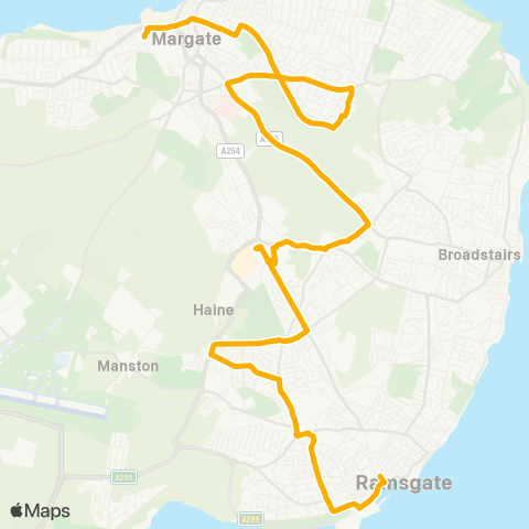 Stagecoach South East Railway Station - Leopold Street map