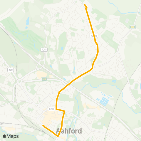 Stagecoach South East Towers School - County Square map