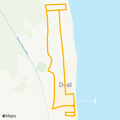 Stagecoach South East South Street - South Street map