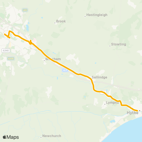 Stagecoach South East Guildhall Street - County Square map