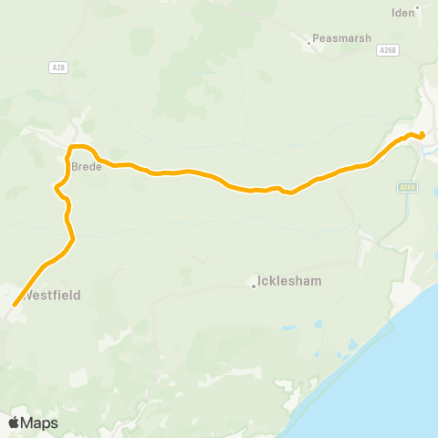 Stagecoach South East Railway Station - Primary School map