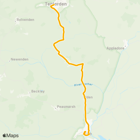 Stagecoach South East Railway Station - The Vine map