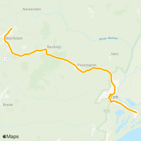 Stagecoach South East Railway Station - Tram Road map