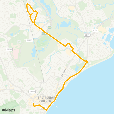 Stagecoach South East Cornfield Road - Bus Garage map
