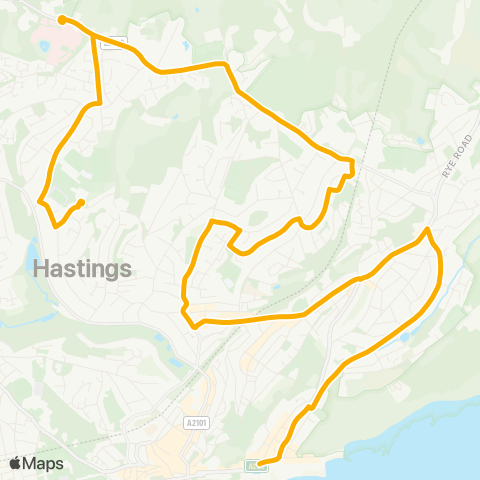 Stagecoach South East Tesco - Middelburg Square map