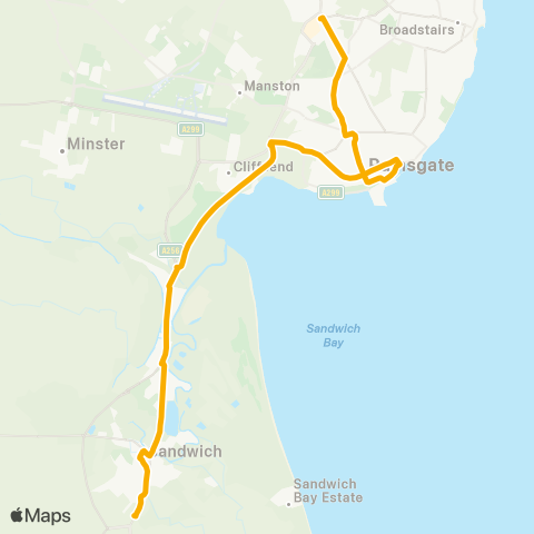 Stagecoach South East Shopping Centre - Guildhall map