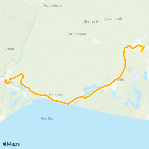 Stagecoach South East Collins Road - Railway Station map