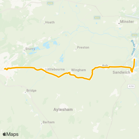 Stagecoach South East Bus Station - Discovery Park map