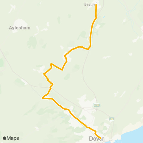Stagecoach South East Pencester Rd - Christ Church Academy Grounds map