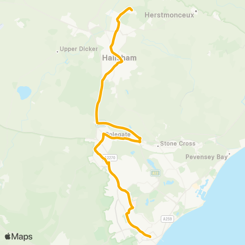 Stagecoach South East Woodside - Terminus Road map