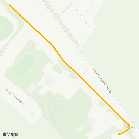 Stagecoach South East Kent Cricket Ground - New Dover Rd P&R Term map