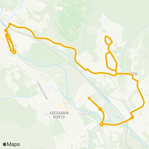 Stagecoach South Wales  map