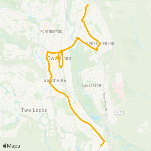 Stagecoach South Wales  map