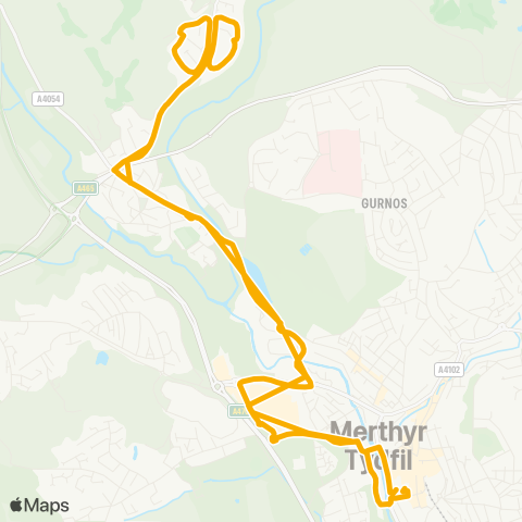 Stagecoach South Wales  map