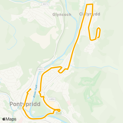 Stagecoach South Wales  map
