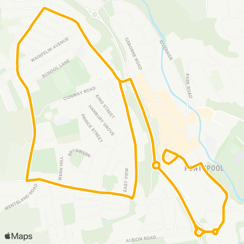 Stagecoach South Wales  map