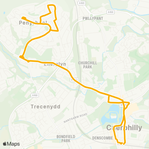 Stagecoach South Wales  map