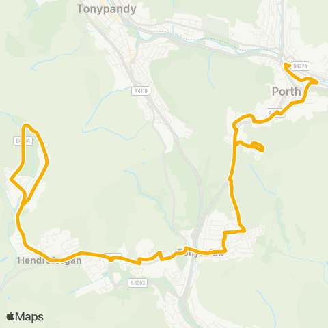 Stagecoach South Wales  map