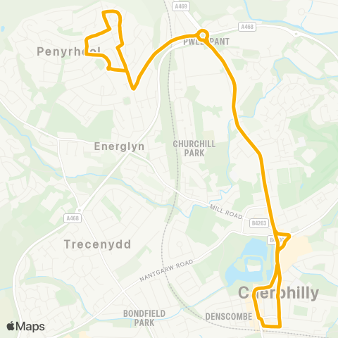 Stagecoach South Wales  map