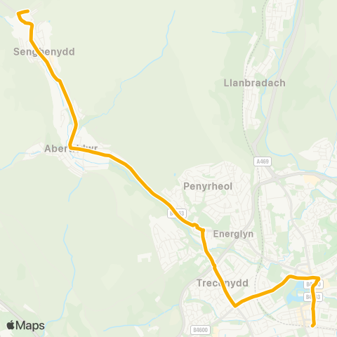 Stagecoach South Wales  map