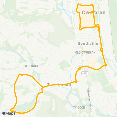Stagecoach South Wales  map