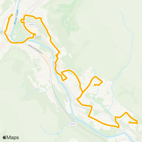 Stagecoach South Wales  map