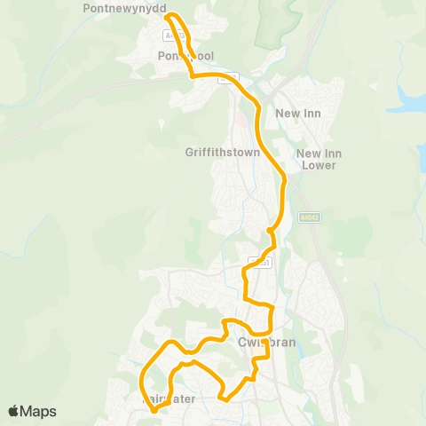 Stagecoach South Wales  map