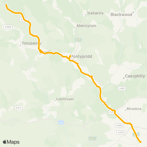 Stagecoach South Wales Terminus - Greyfriars Road Gf map