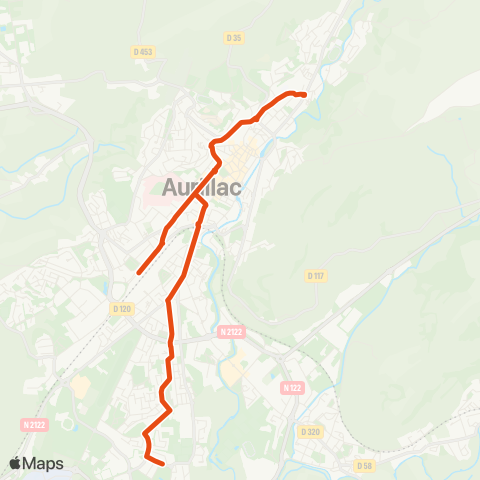 Stabus Bus-train map