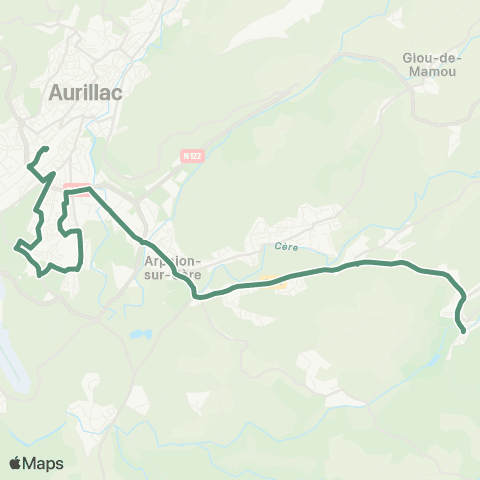 Stabus Carlat-Vézac map