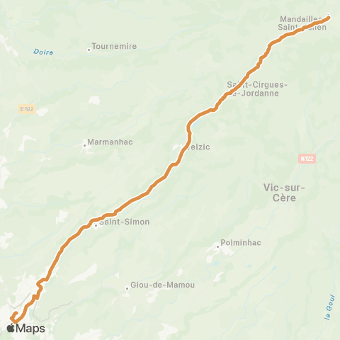 Stabus Mandailles map